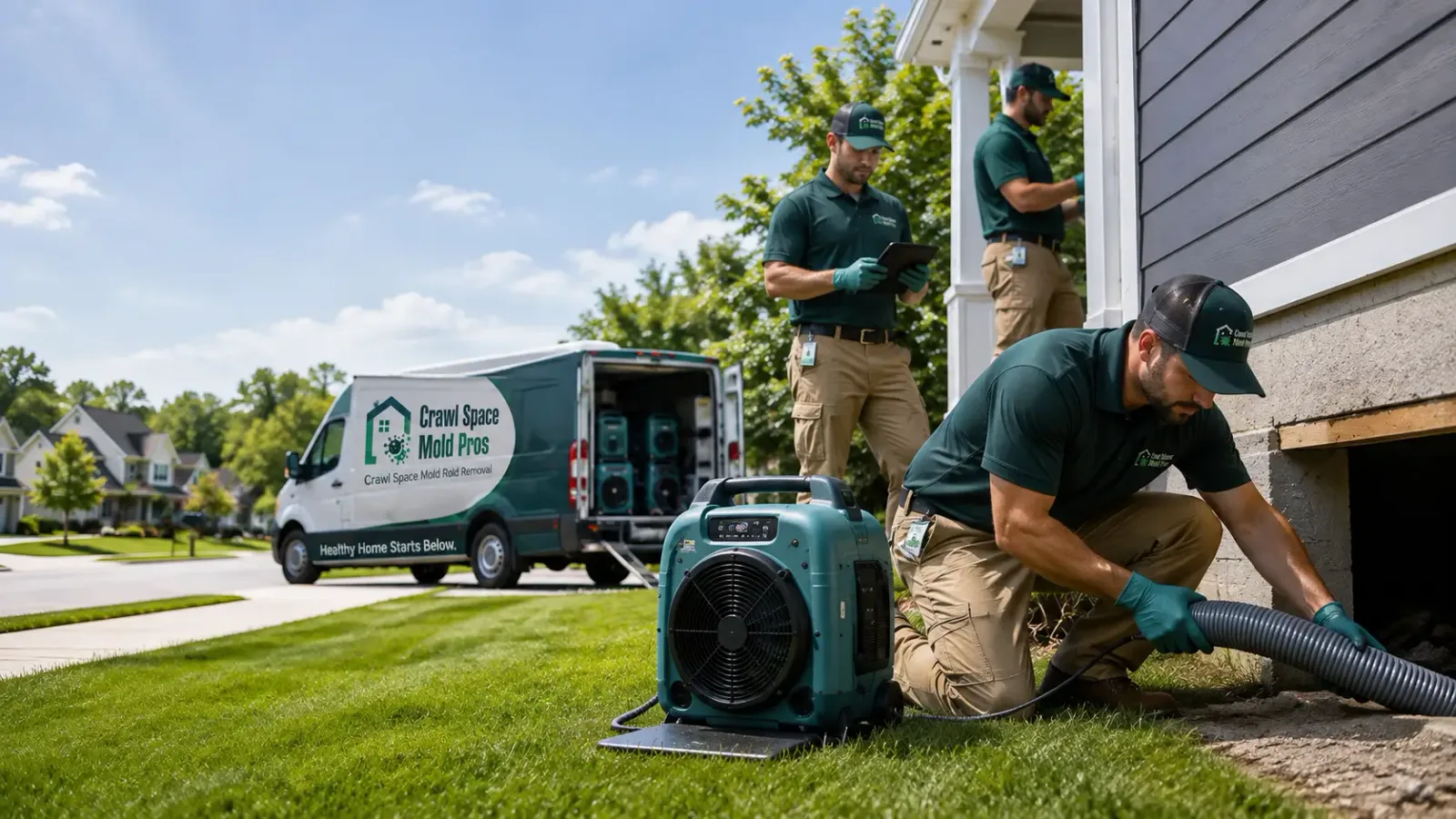 Crawl Space Mold Removal in Norwalk, WI